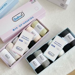 正品Galouu10A级艾草抗菌消臭中筒袜6双装礼盒装 爆款一件代发