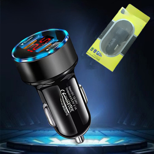 Mobile phone car charger super fast charge wholesale dual car metal car charger charging head charger head