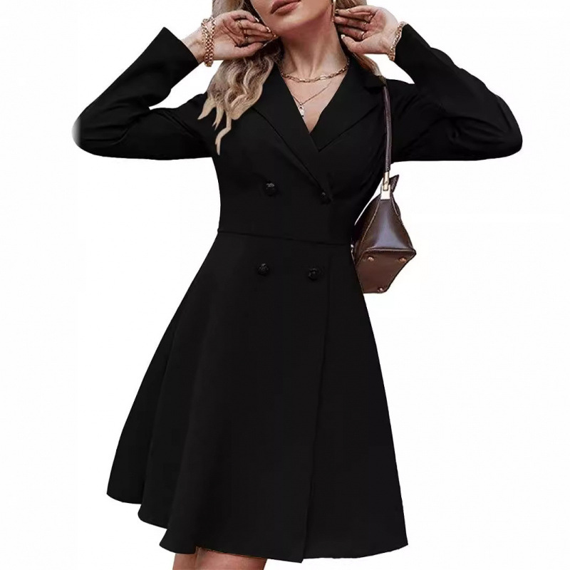 Damen Trenchcoat Mit Doppelknopfleiste Für Frühling Und Herbst_voghion.com