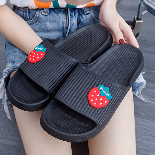 Women's sandals for home and indoor use, comfortable and simple slippers for daily outdoor leisure, plastic shoes for all seasons