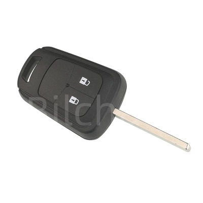 Suitable for 2/3 Button Chevrolet/Buick/Opel Straight Remote Control Car Key Replacement Shell (Car Keys) - 2-keys