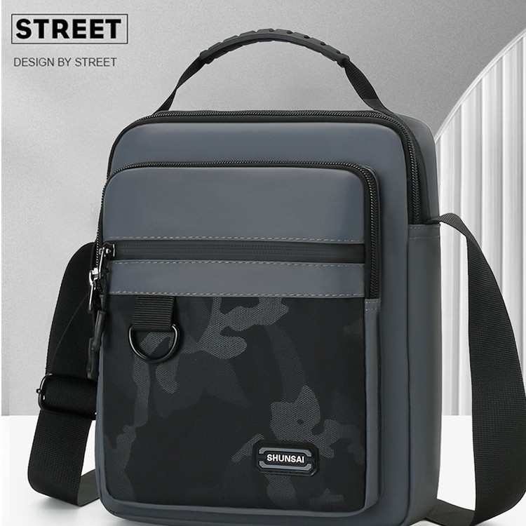 Multifunctional Crossbody Bag for Men, Simple Sports Outdoor Men's Crossbody Bag, Trendy Large-Capacity Handbag for Work