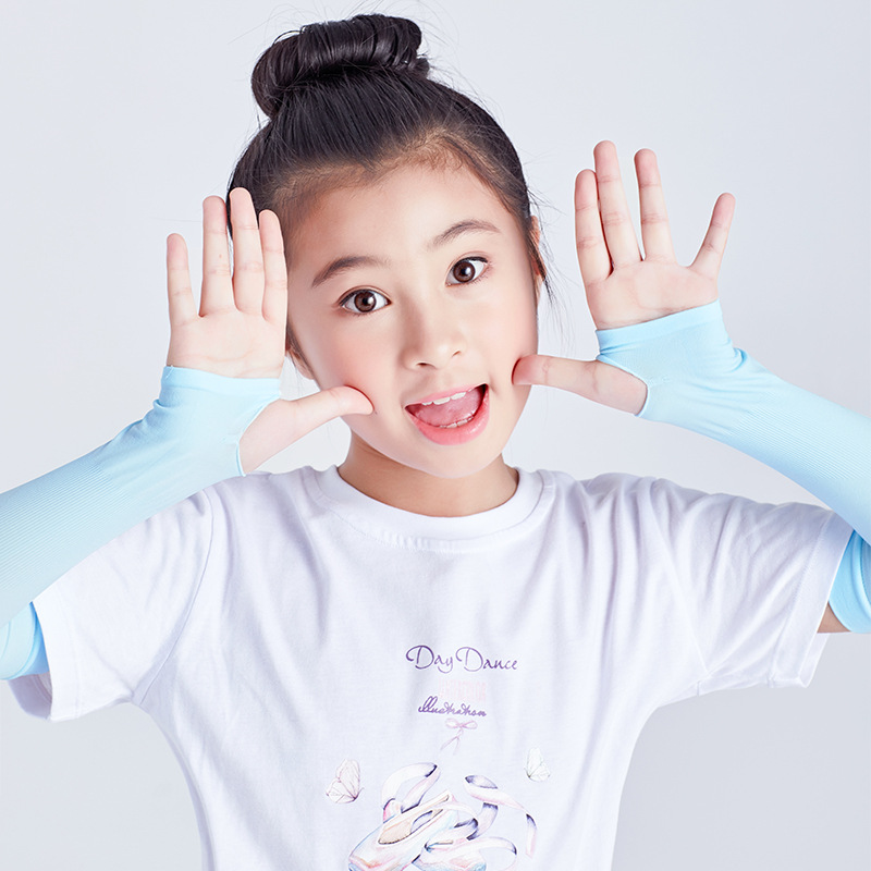 Summer Ice Sleeves,Thin Glove Arm Sleeves,Ice Silk Children's Sunscreen Hand Sleeves,Cool Arm Sleeves,Sunshade Sleeves