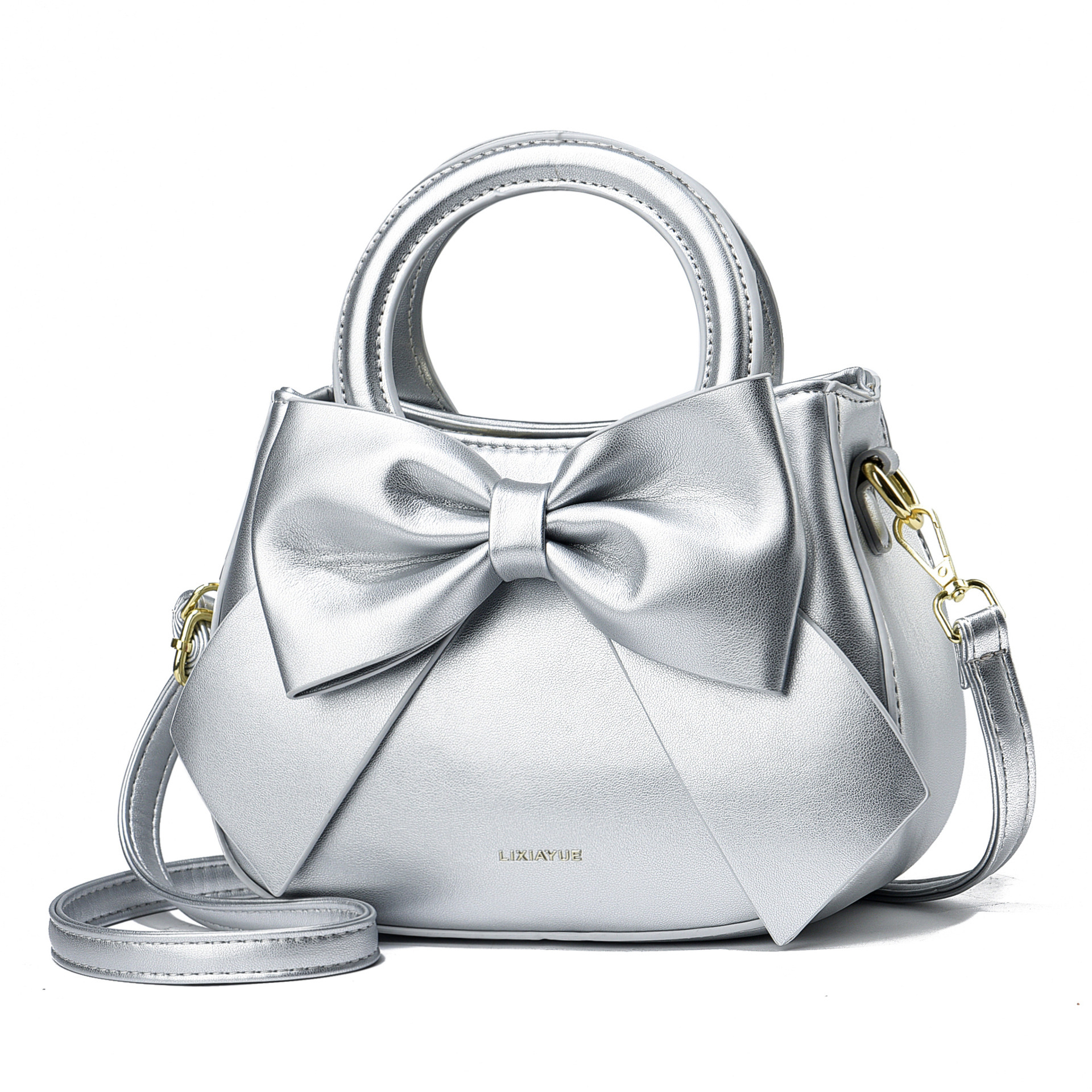 Taizhou Women's Fashion Trendy Versatile Bow Light Luxury Handbag Shoulder Bag Crossbody Bag - Thumbnail 8