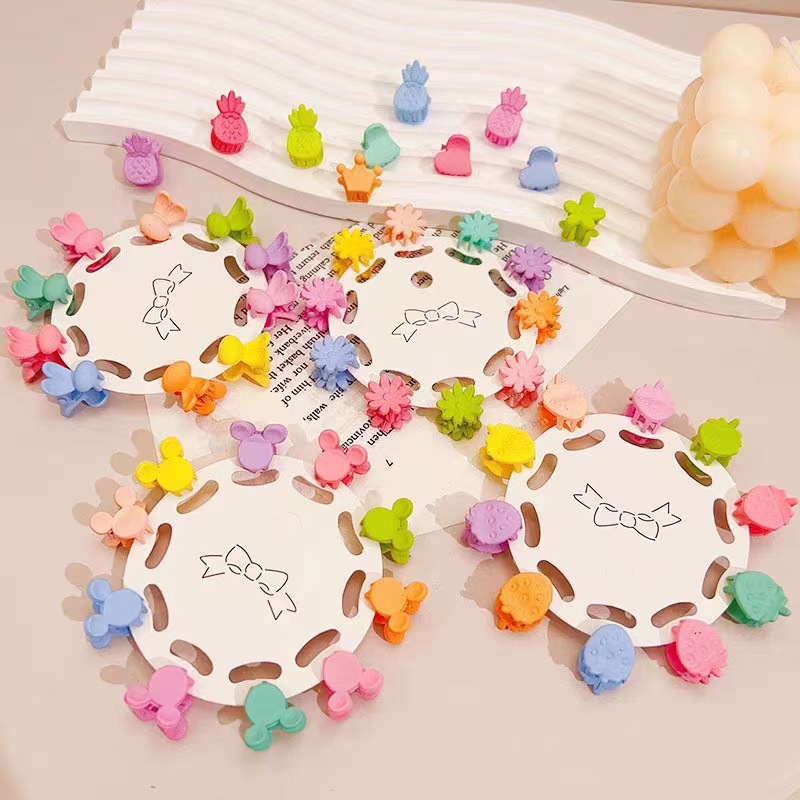 Hair Clip Quantity Kid'S Cartoon Style Flower Butterfly Plastic Hair Clip