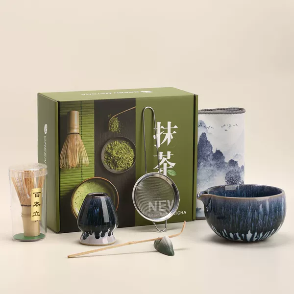 Matcha, matte set, 8 pieces