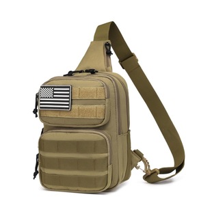 Cross-Border Tactical Chest Bag Casual Cycling Sports Crossbody Men's Bag Outdoor Camouflage Chest Bag iPad Small Bag Shoulder Bag
