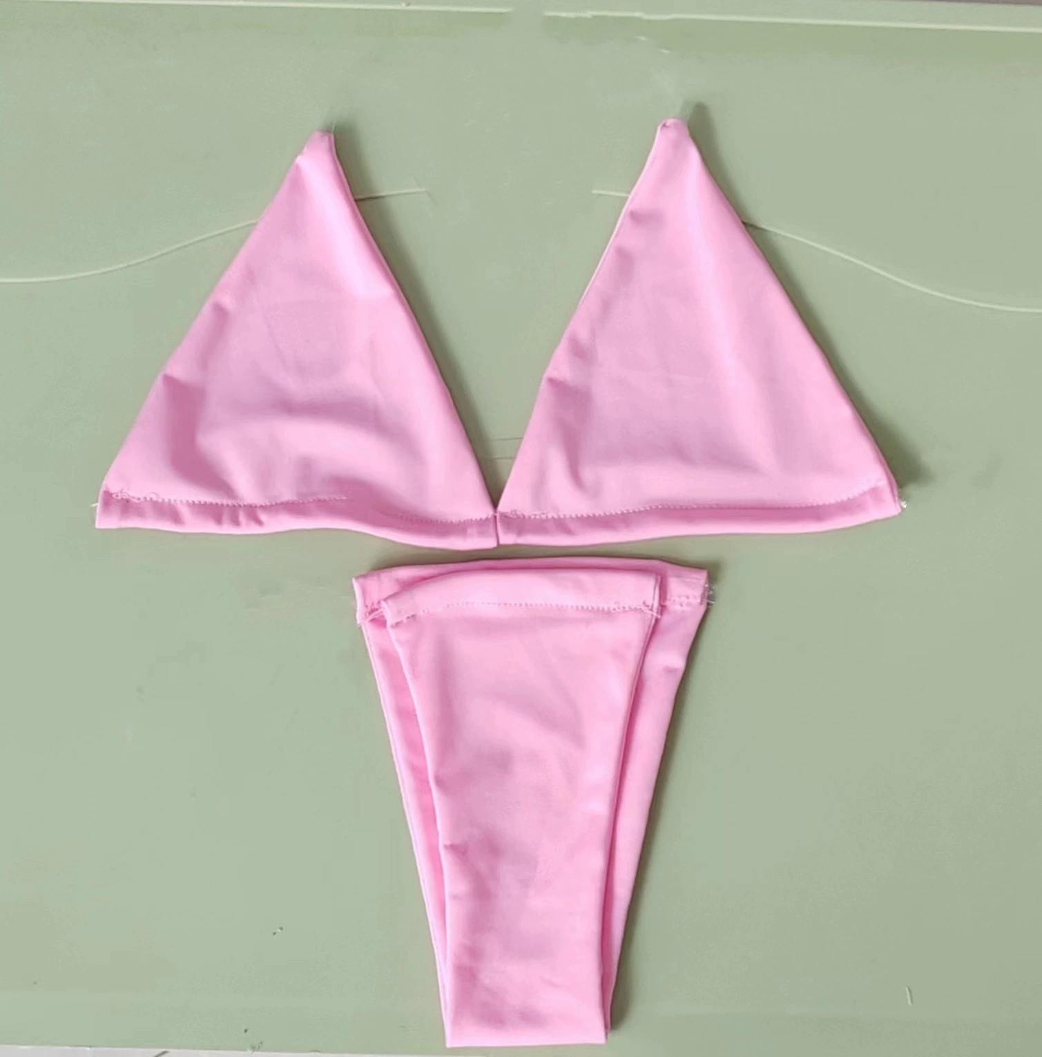 Sexy beach swimwear, invisible multicoloured straps, direct factory sales