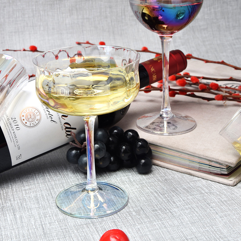 珍珠红酒杯套装家用奢华白葡萄酒杯高颜值高脚杯高档水晶香槟杯子