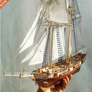 Scale Assembling Building Kits Ship Model Wooden Sailboat to