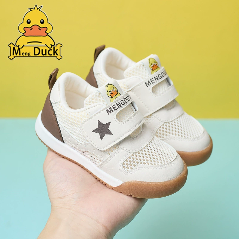 Детские тапочки Toddler Shoes 2024 Летние новые детские туфли для мальчиков функциональные обувь на мягкой подошве для младенцев обувь из сетки для малышей девочек