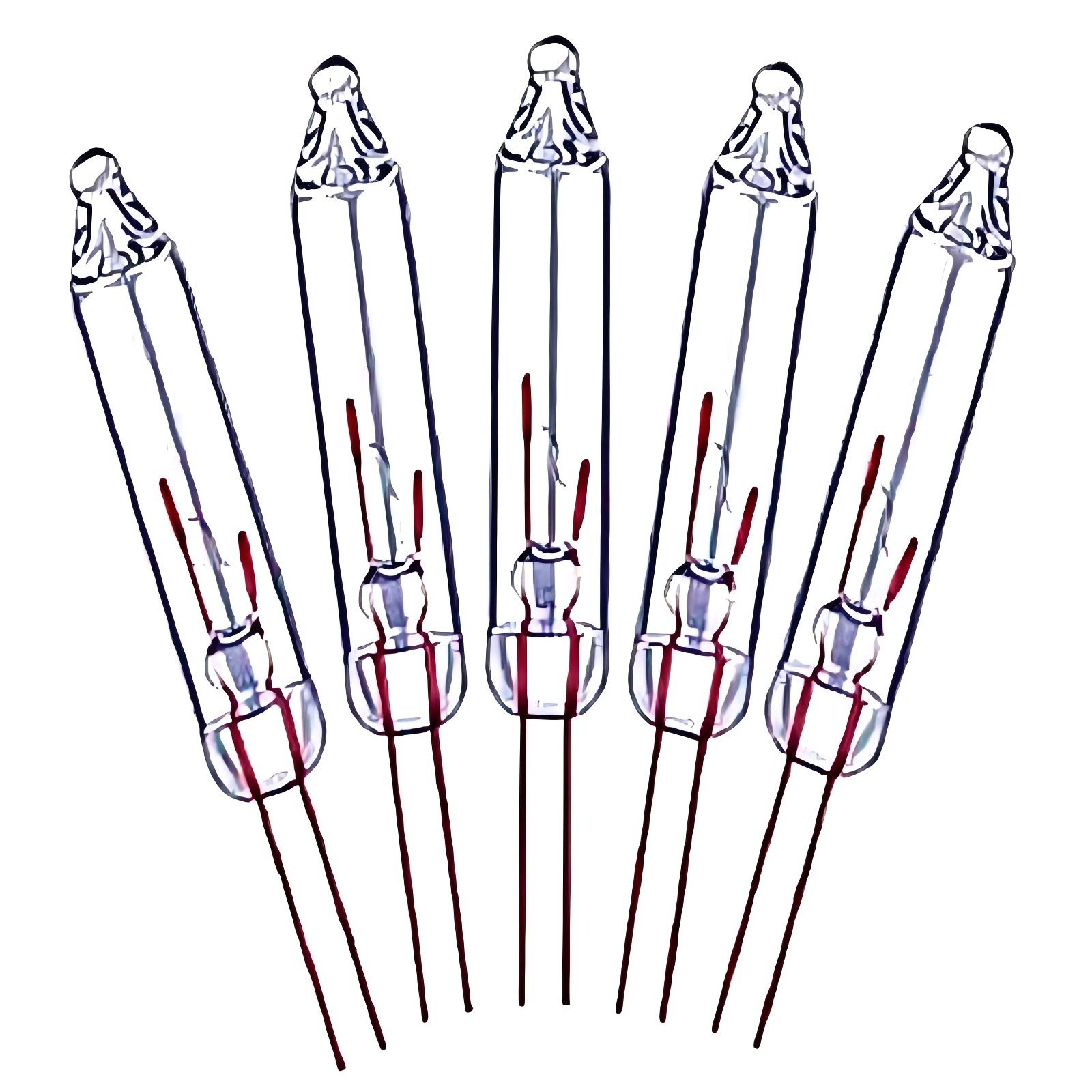 跨境拉拉泡白炽灯串圣诞灯串配件灯珠圣诞节等节日灯装饰袋装灯珠