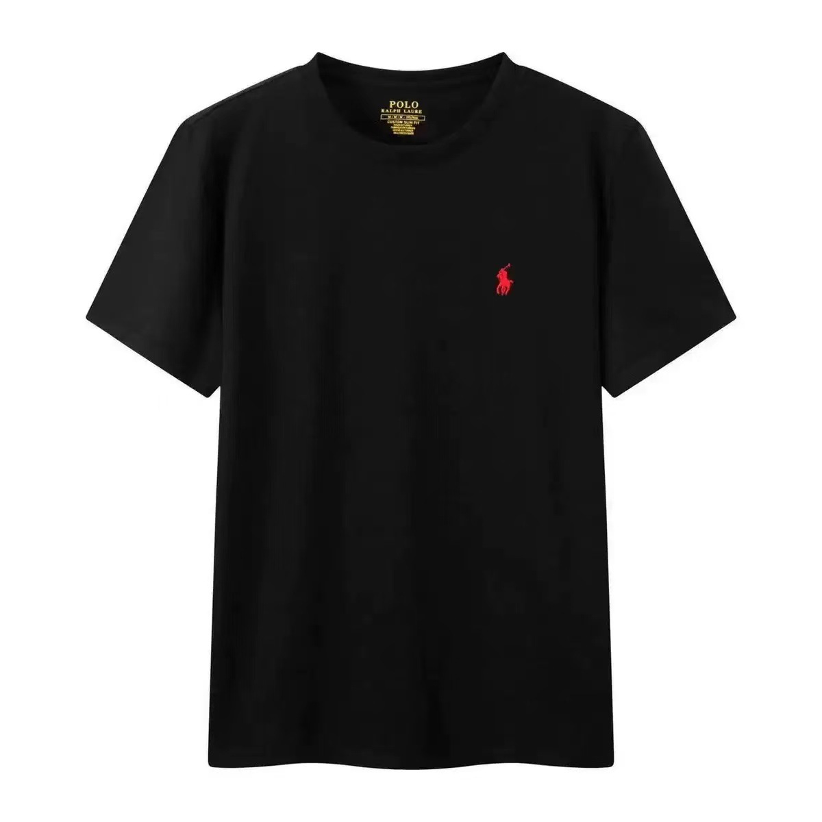 summer universal solid color short sleeve T-shirt