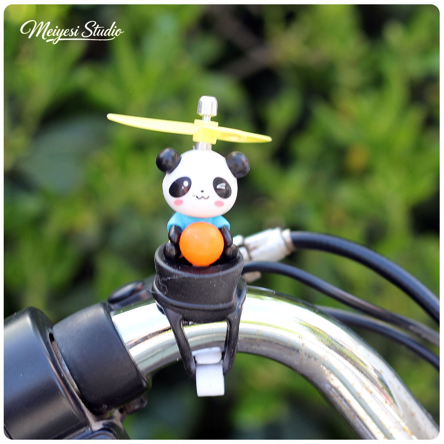Cariñosa muñeca de dibujos animados accesorios de decoración de automóviles eléctricos accesorios de motocicleta de batería de bicicleta manija de decoración