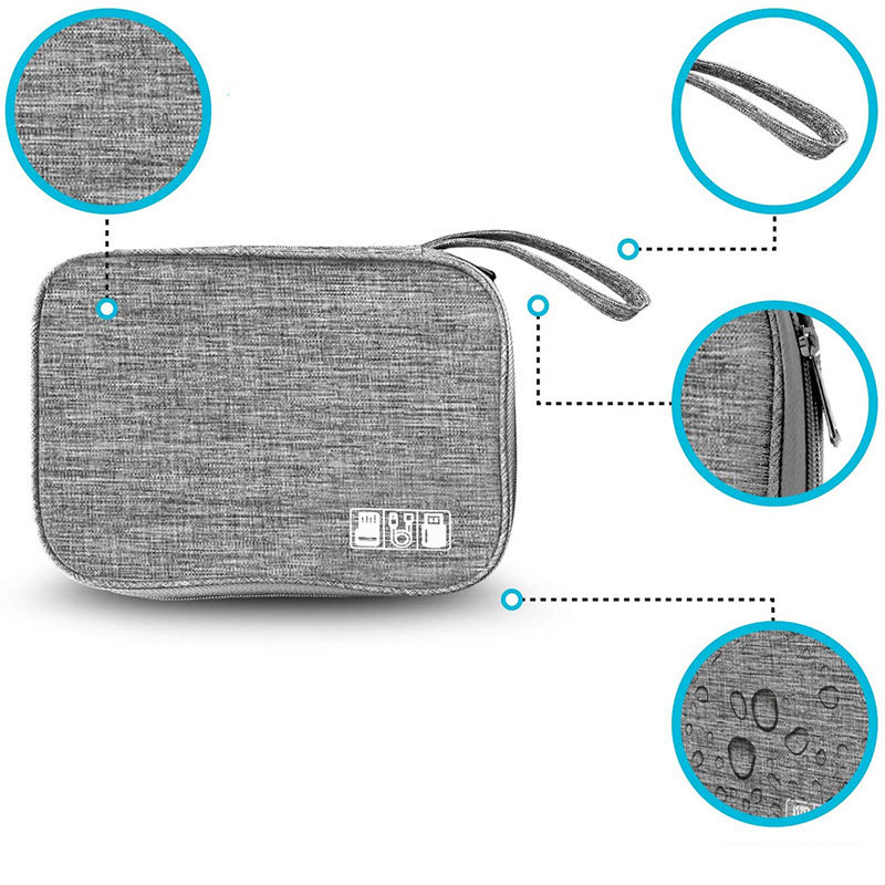공장 직접 충전 보물 저장 가방 디지털 가방 여행 충전 와이어 헤드셋 저장 가방 데이터 케이블 저장 가방