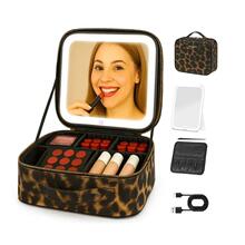 N 80219 Makeup Case with Mirror Light ��ױ�� ŷ���羳