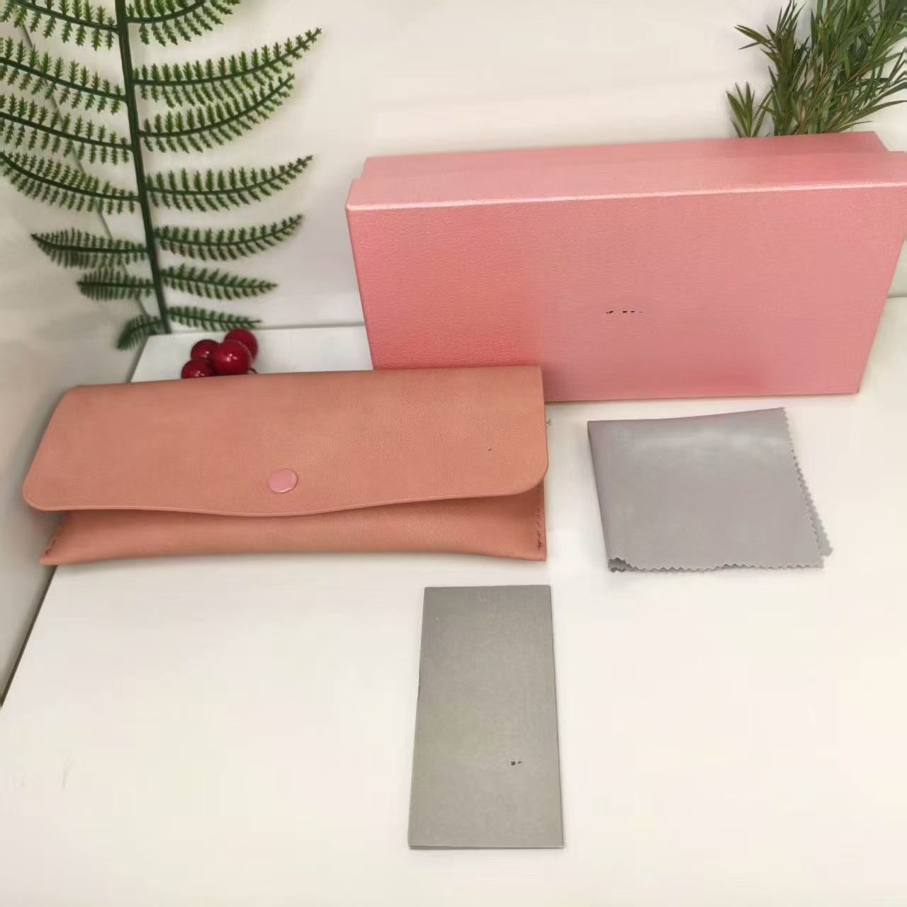 Inventario al por mayor nueva caja de gafas de alta calidad, caja de gafas de sol de alta gama, caja de gafas de sol, caja de paquete completa