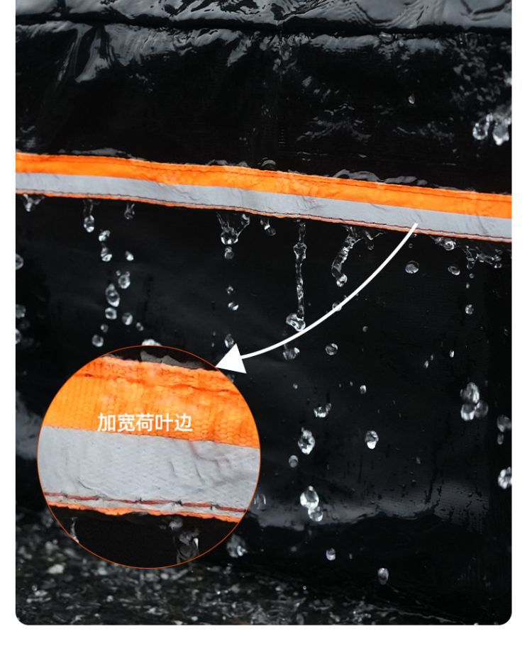 Suitable for [Adapted to 99% Models] Crazy White Bear Roof Luggage Bag Waterproof and Rainproof Luggage Bag Roof Travel