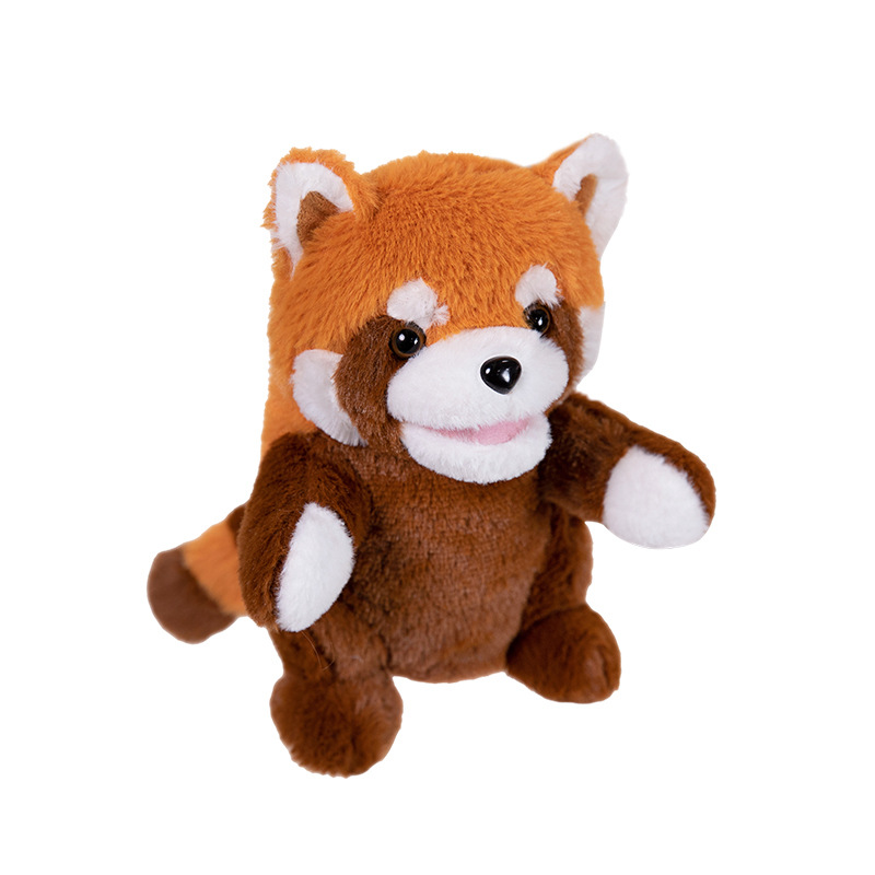 Caricatura interactiva padre-hijo zorro rana muñeca muñeca niños guantes muñeca pacificación muñeca de tela espectáculo de jardín de infantes