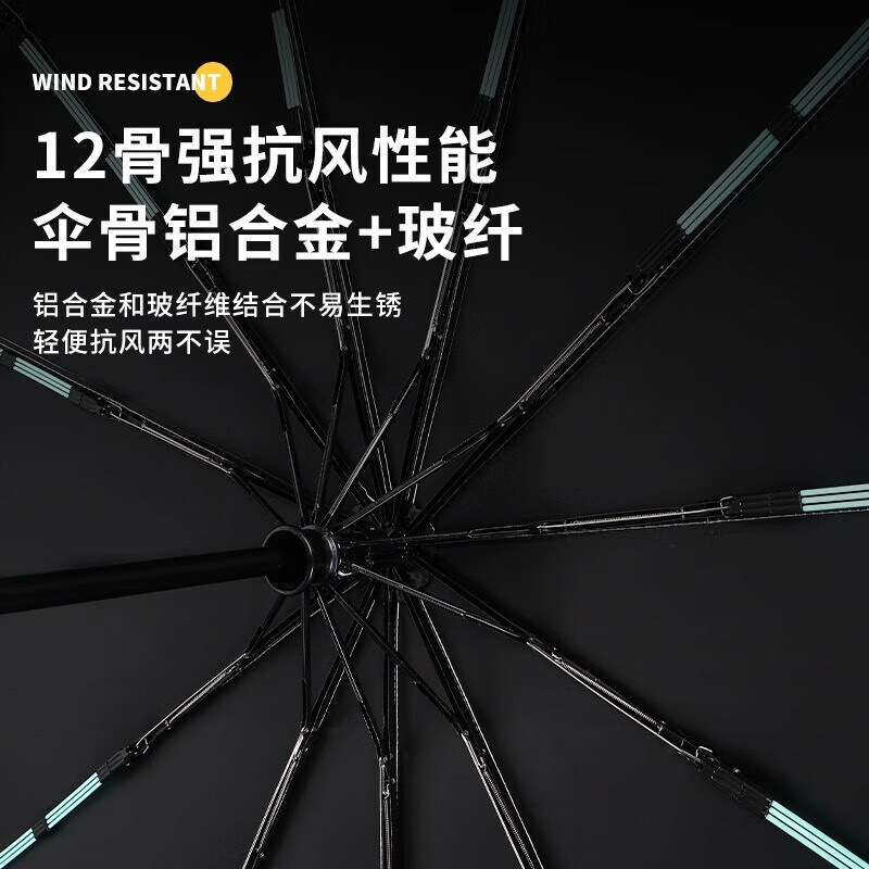 24骨自动雨伞大号晴雨两用遮阳伞加厚加大折叠太阳伞防晒防紫外线|undefined