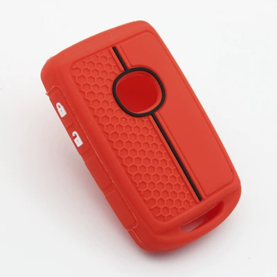 Key Case for Mazda 3 Static Rod/Key Bag - red-2-keys