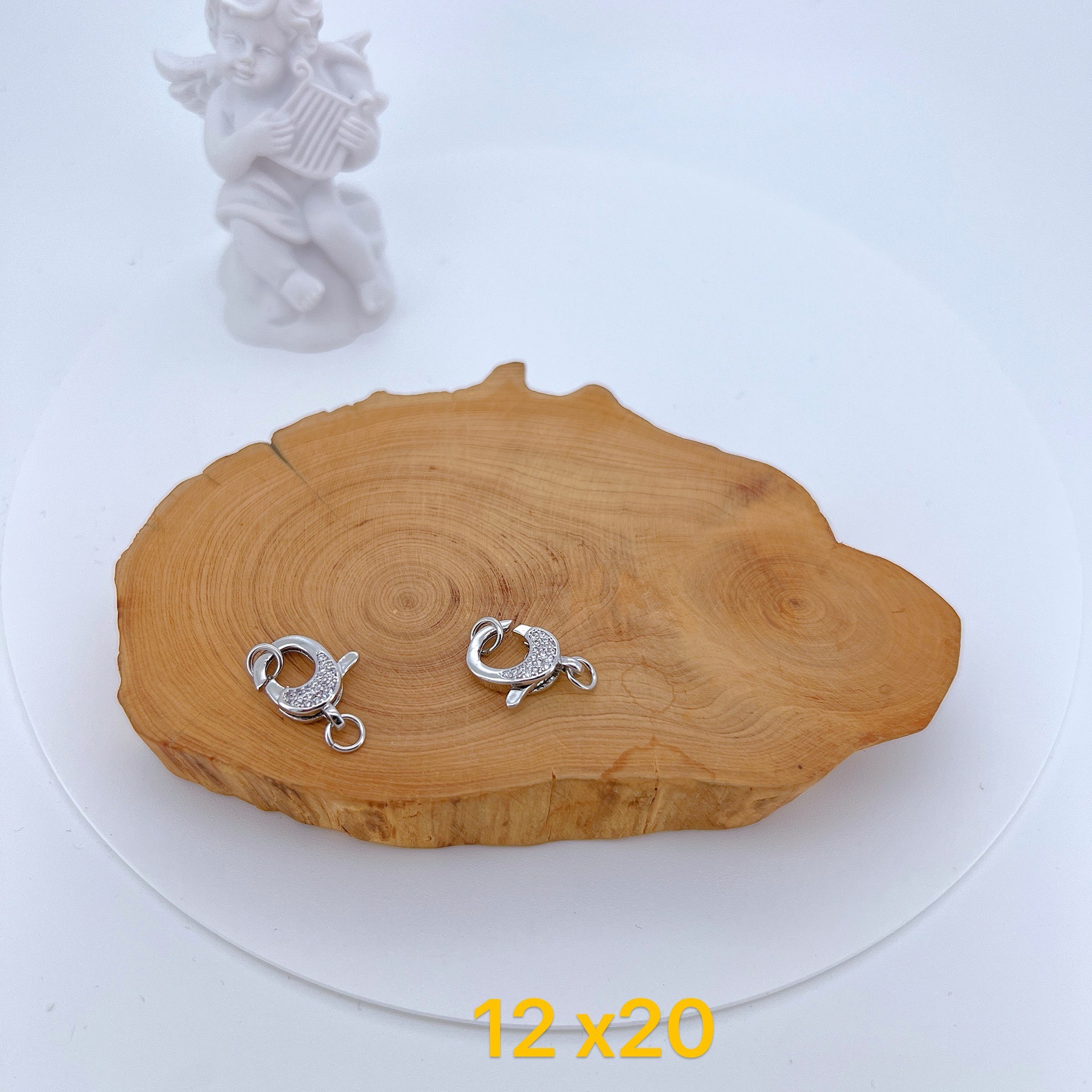 15*27MM Jewelry Making Size 1 Piece 15*27MM Copper Zircon Geometric Lobster Clasp Jewelry Accessories