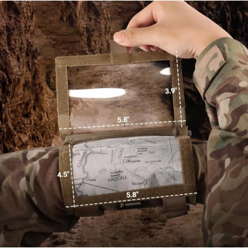 Nuevo producto personalizado al aire libre senderismo montañismo mapa bolsa de almacenamiento deportes de ocio tarjeta de visita bolsa de accesorios cintura táctica impermeable