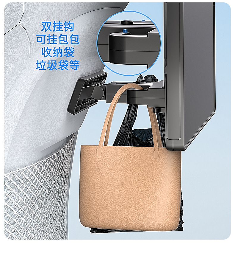 Anti-Slip Car-Mounted Small Table Board, Foldable Rear Seat Table for Car Use, Dining Table, Computer Stand, Table