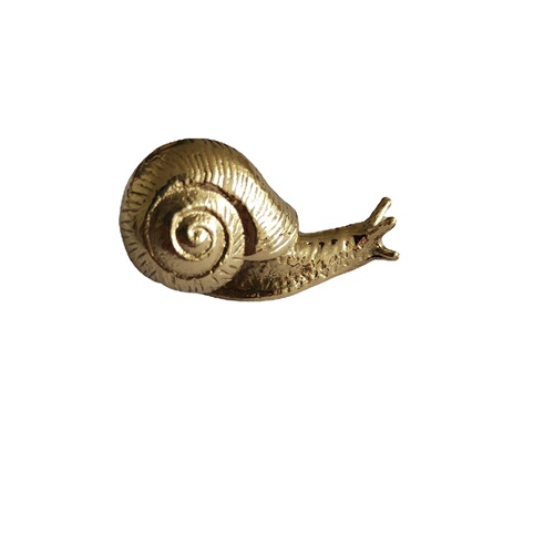 Brass snail wardrobe door tea can jewelry box tissue box handle