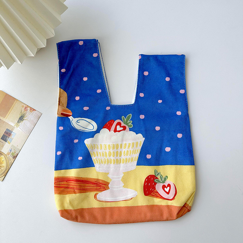 Nuevo artístico retro pintura al óleo bolso de las mujeres de la moda de estilo coreano todo-fósforo nicho de la calle de punto bolsa de las axilas bolsa de hombro