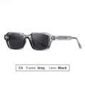C4 transparent gray frame black and gray film
