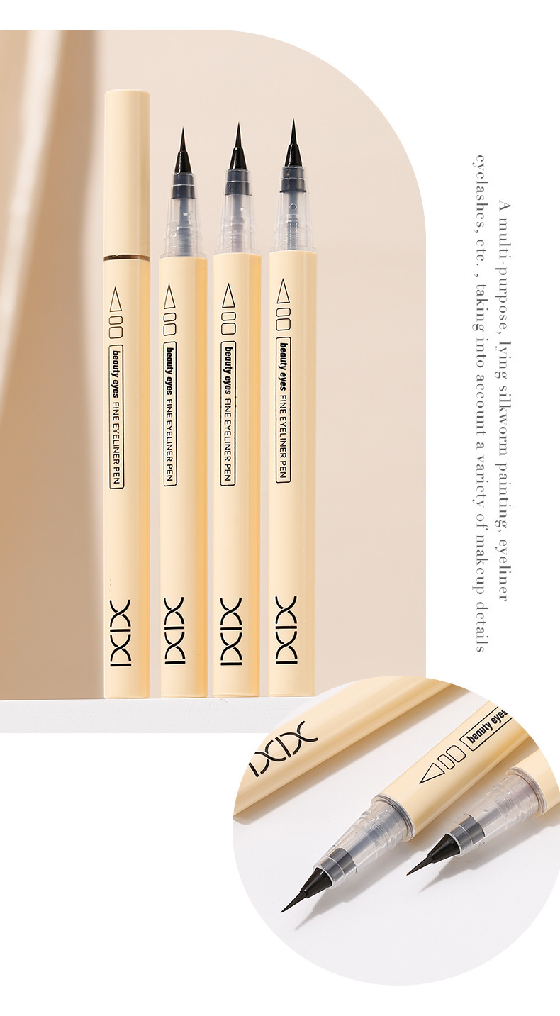 Makeup xixi Fine eyeliner pen, extremely fine, waterproof, not easy to smudge the lower eyelashes, eye shadow eyeliner liquid pen undefined