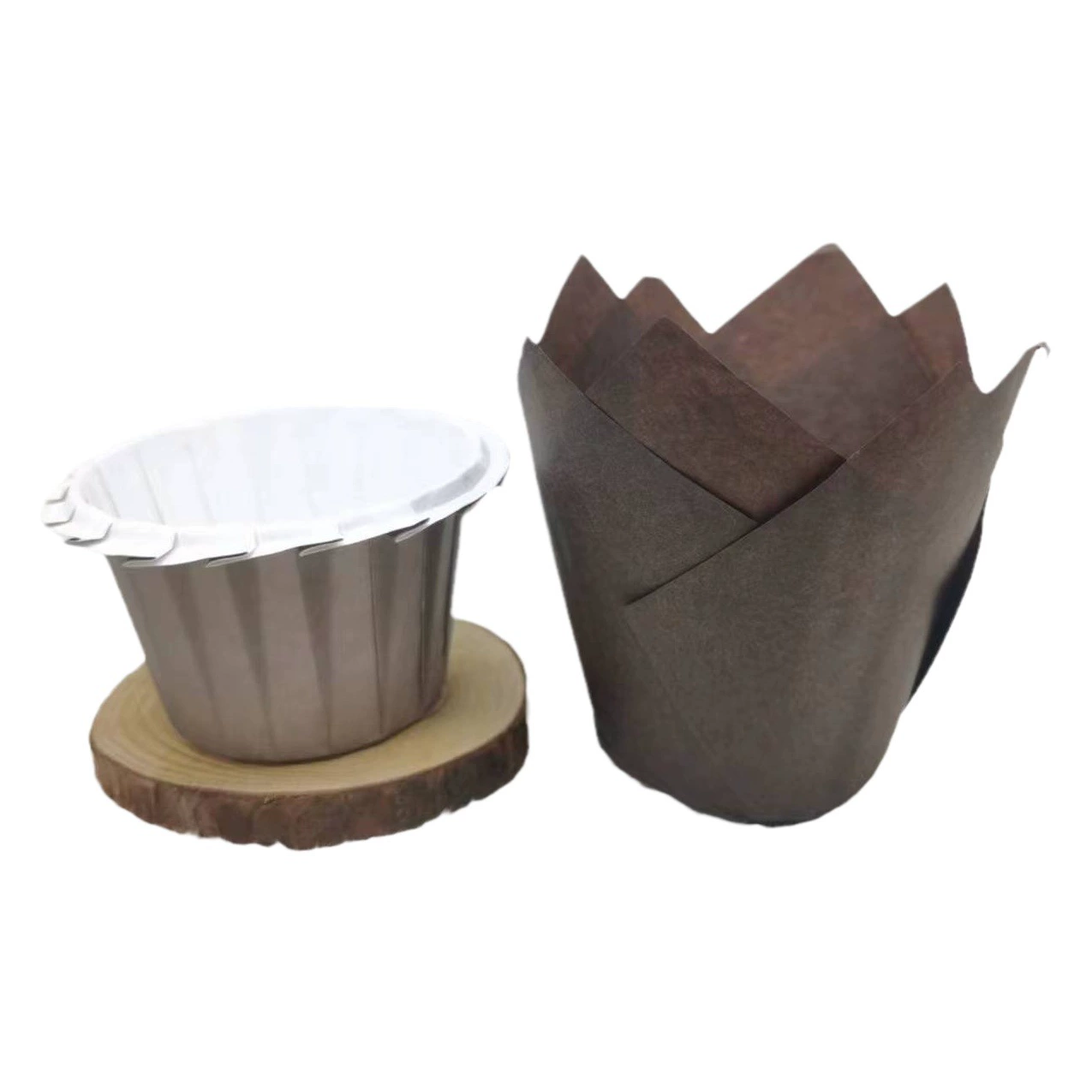 Пятно большой тюльпан пламенный торт чашка термостойкая и маслянистая бумага Томафен торт выпечка бумажный стаканчик одноразовый