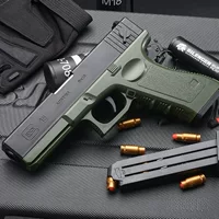 Игрушечное пистолет для мальчиков, мягкие пули, дробовик, Glock