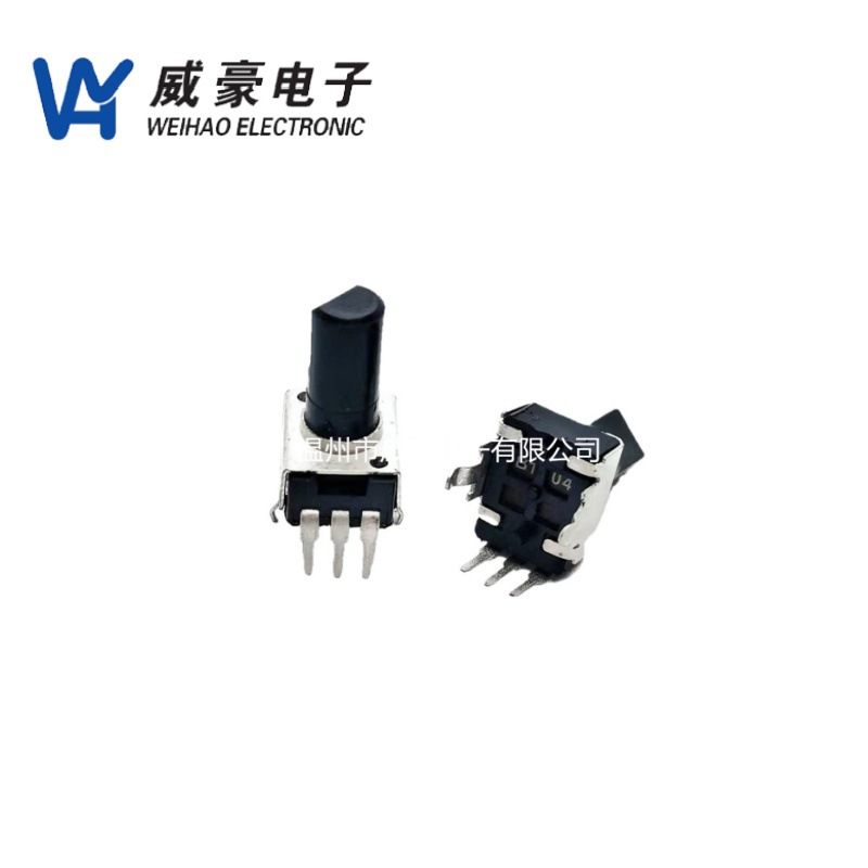 电位器WH9011 小型单圈多阻值塑料螺纹柄 旋转电位器