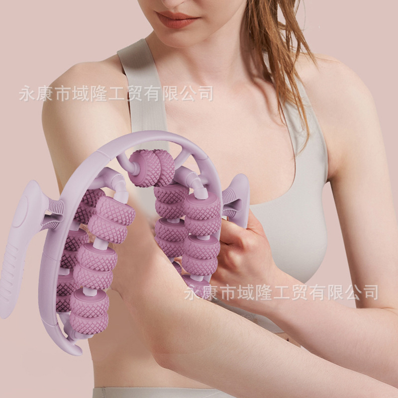 ホイールレッグマッサージャーリングクリップレッグローラーふくらはぎ筋肉リラクゼーション美脚マッサージ痩身レッグヨガホイールなし|undefined