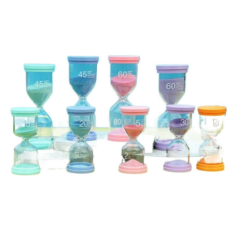 Sandglass ornament timer for children 5/10/30/60 minutes time-flow sand bottle for resale