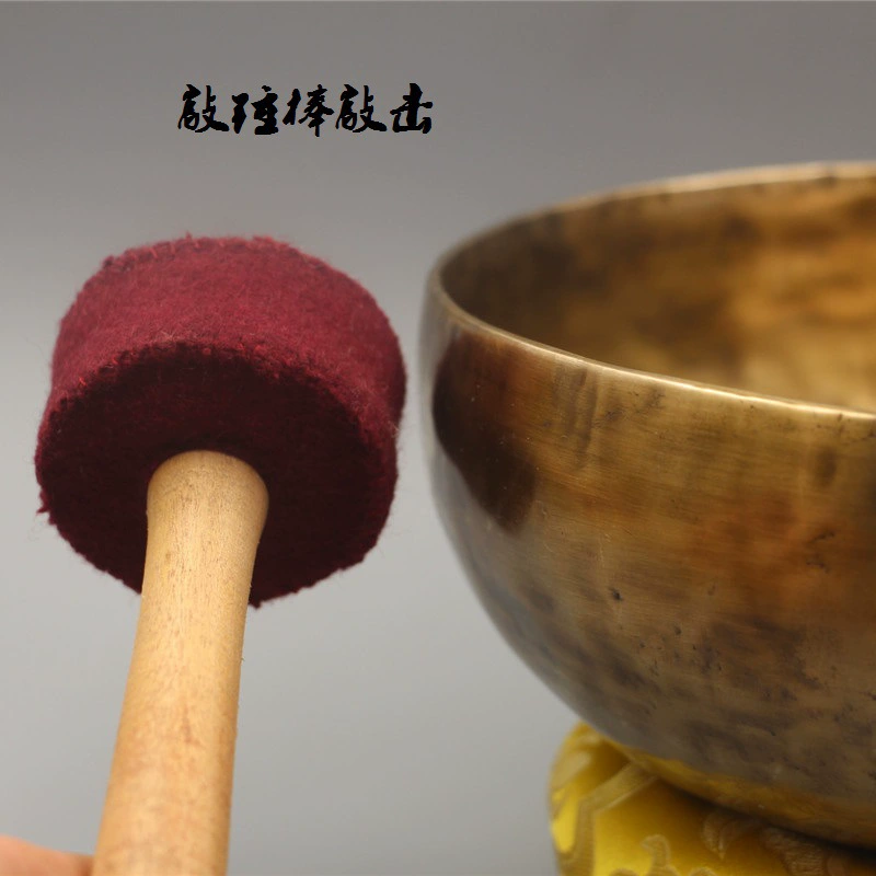 Песня Чаша Непал handmade SPA SPA телефонная терапия basin буддийский звуковой чаши барабан Практика медная чаша чаши йога товары