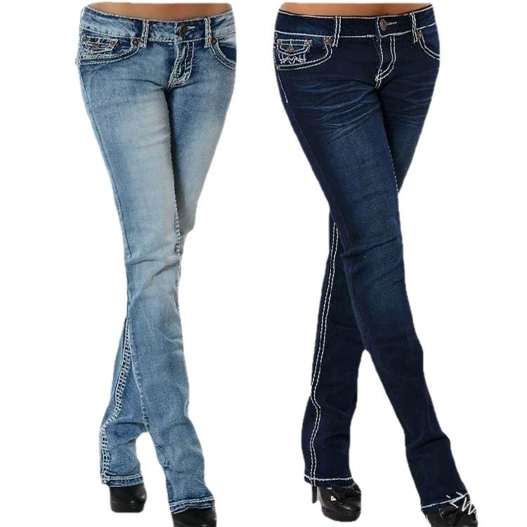 Женские джинсы с завышенной талией, лето 2021, свободные прямые до slim fit, деним