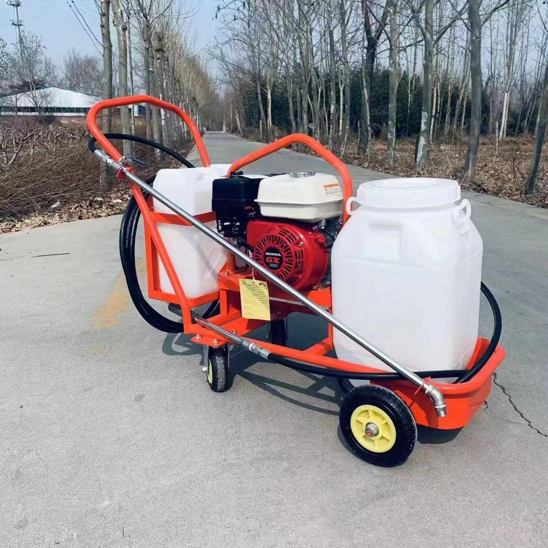 养护路面乳化沥青撒布机道路裂纹修补手推喷洒机 操作简单