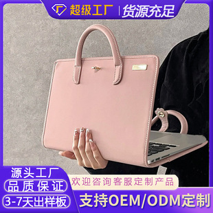 2025 new computer protective case computer bag computer protective case laptop handbag pink girl