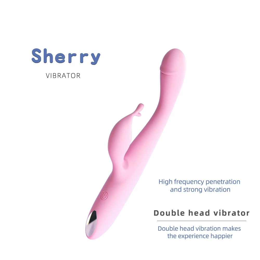 Трансграничный новый двойной ударный вибратор второй прилив GC точечный массаж многочастотная сильная ударная Массажная палочка женская секс-игрушка