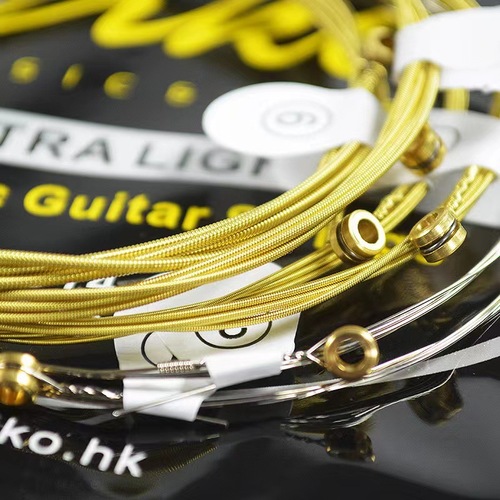 Folk acoustic guitar strings 010-011 Leo Hong Kong guitar strings a set of six-string guitar universal strings