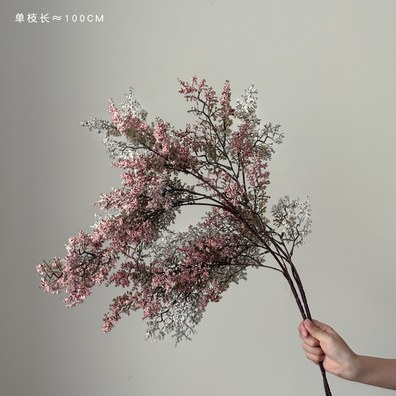 미색 + 분홍색 유화 라임