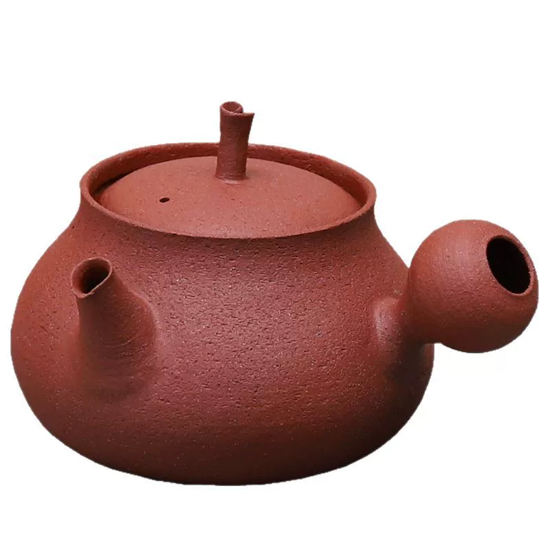Оригинальный чайник Mingdeyuan из минеральной красной глины, чайный набор Гунфу с боковой ручкой, ручной намоточный, бытовая единица, единица посуды
