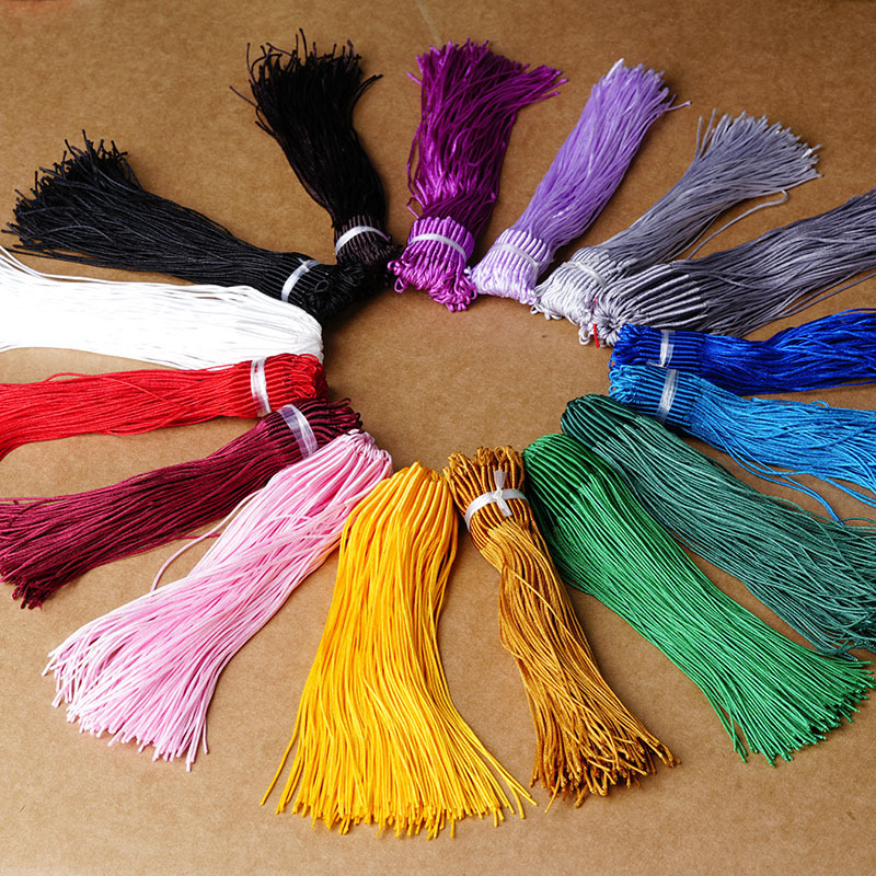 Tejido a mano No. 72 hilo de jade bobina de anillo de tracción nudo chino pulsera colgante collar cuerda de cadena accesorios de bricolaje anillo de tracción