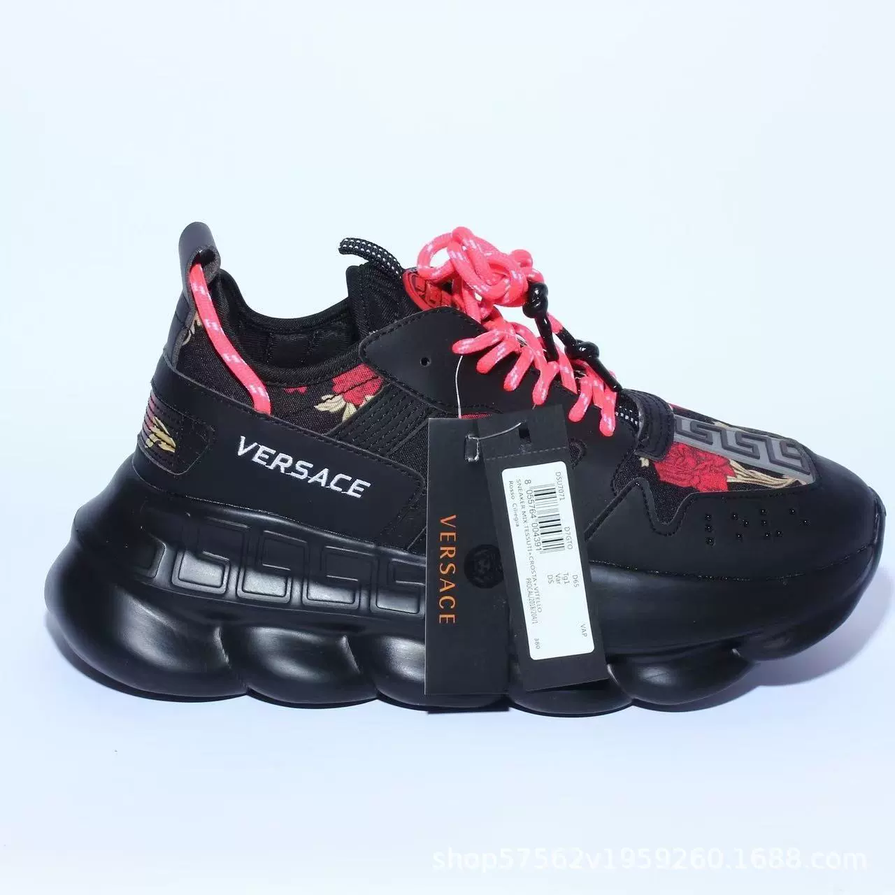 GET F Versace Z повседневная спортивная обувь на толстой подошве, увеличивающая рост, модная европейская обувь, универсальная обувь для пар, обувь для папы