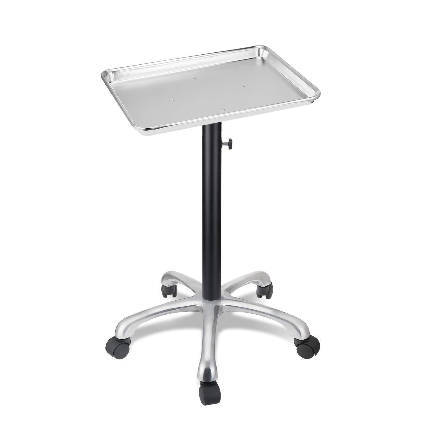 Bandeja de peluquería explosiva transfronteriza Estante de almacenamiento móvil ajustable Carro de herramientas Peluquería Carro de salón