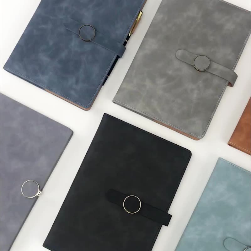 Cuaderno de negocios personalizado imprimible cuero cuaderno de escritorio cuaderno de cuero cuaderno A5 cuaderno creativo al por mayor