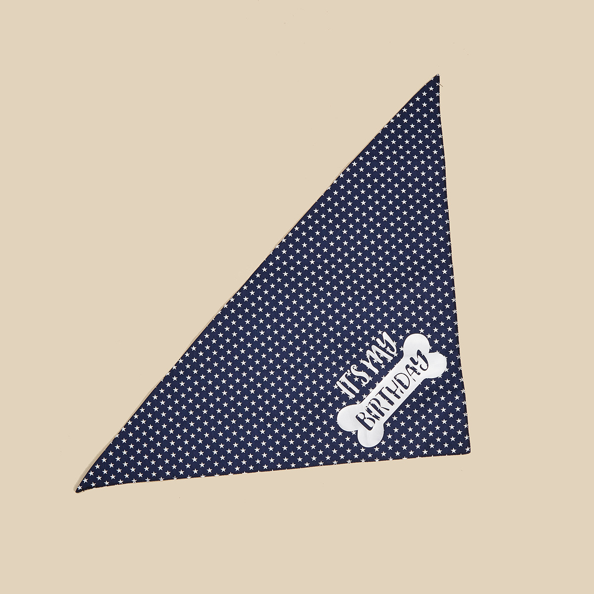 Toalla triangular de cumpleaños para mascotas de venta caliente de nuevo estilo transfronterizo, estrella de cinco puntas, toalla de saliva para mascotas, bufanda de cumpleaños para mascotas